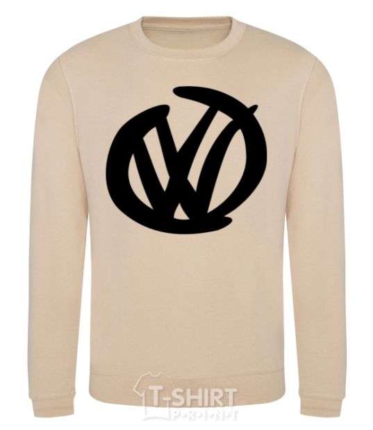 Sweatshirt Volkswagen felt-tip pen sand фото