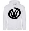 Men`s hoodie Volkswagen felt-tip pen sport-grey фото