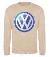 Sweatshirt Volkswagen color logo sand фото