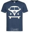 Men's T-Shirt Volkswagen car navy-blue фото