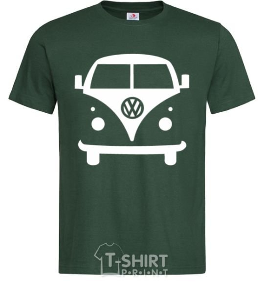 Men's T-Shirt Volkswagen car bottle-green фото
