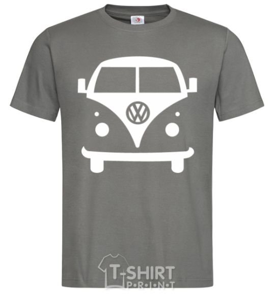 Men's T-Shirt Volkswagen car dark-grey фото