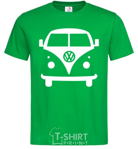 Men's T-Shirt Volkswagen car kelly-green фото