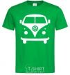 Мужская футболка Volkswagen car Зеленый фото