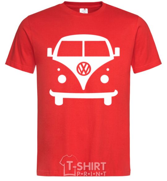 Men's T-Shirt Volkswagen car red фото