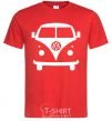 Men's T-Shirt Volkswagen car red фото