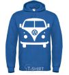 Men`s hoodie Volkswagen car royal фото