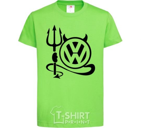 Kids T-shirt Volkswagen devil orchid-green фото