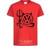 Kids T-shirt Volkswagen devil red фото