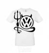 Men's T-Shirt Volkswagen devil White фото