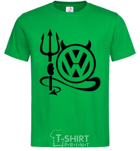 Men's T-Shirt Volkswagen devil kelly-green фото