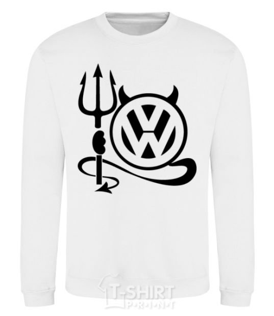 Sweatshirt Volkswagen devil White фото