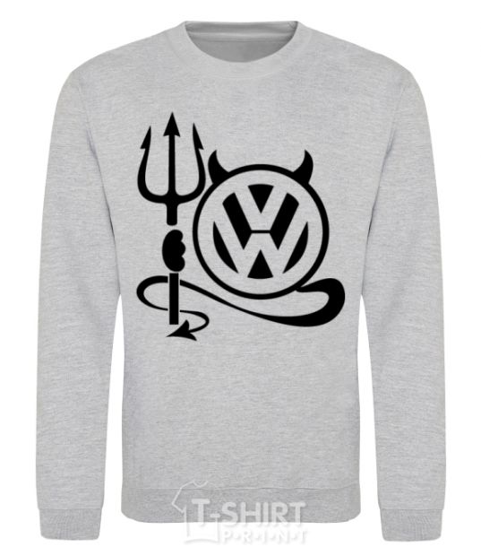 Sweatshirt Volkswagen devil sport-grey фото