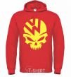 Men`s hoodie Volkswagen skull bright-red фото