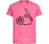 Детская футболка Danger Volkswagen Ярко-розовый фото