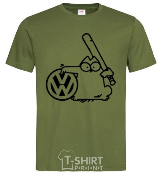 Men's T-Shirt Danger Volkswagen millennial-khaki фото