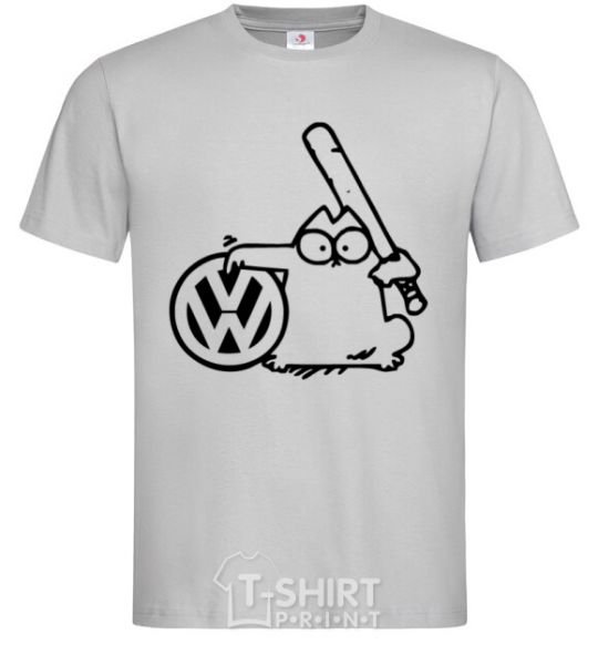 Men's T-Shirt Danger Volkswagen grey фото