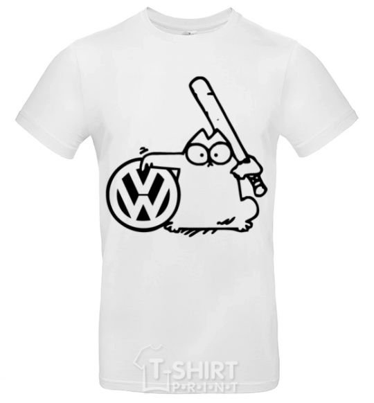 Men's T-Shirt Danger Volkswagen White фото