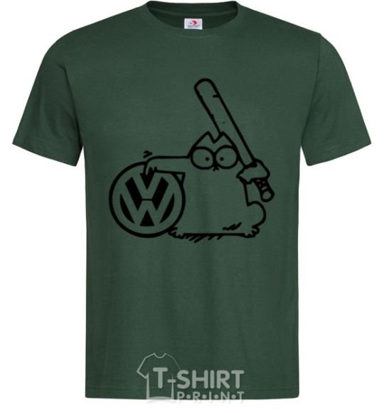 Men's T-Shirt Danger Volkswagen bottle-green фото