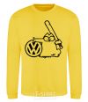 Sweatshirt Danger Volkswagen yellow фото