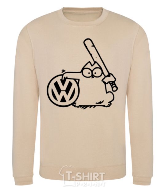 Sweatshirt Danger Volkswagen sand фото