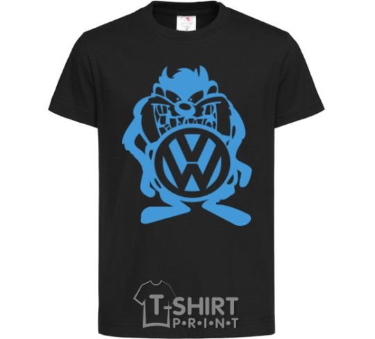 Kids T-shirt VW cartoon black фото