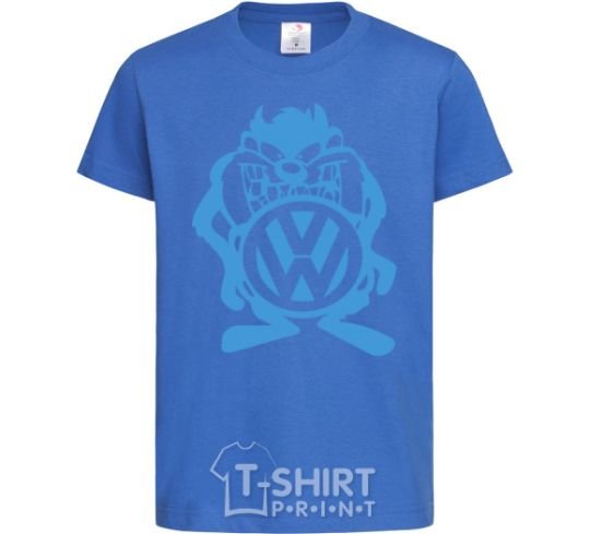 Kids T-shirt VW cartoon royal-blue фото