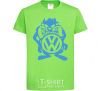 Kids T-shirt VW cartoon orchid-green фото