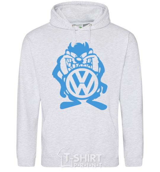 Men`s hoodie VW cartoon sport-grey фото