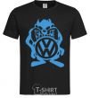 Men's T-Shirt VW cartoon black фото