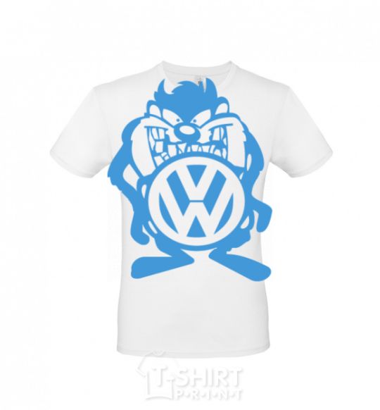 Men's T-Shirt VW cartoon White фото