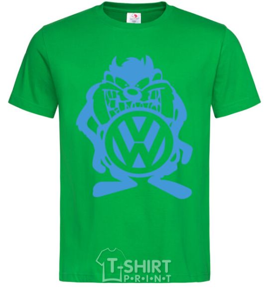 Men's T-Shirt VW cartoon kelly-green фото