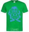 Men's T-Shirt VW cartoon kelly-green фото