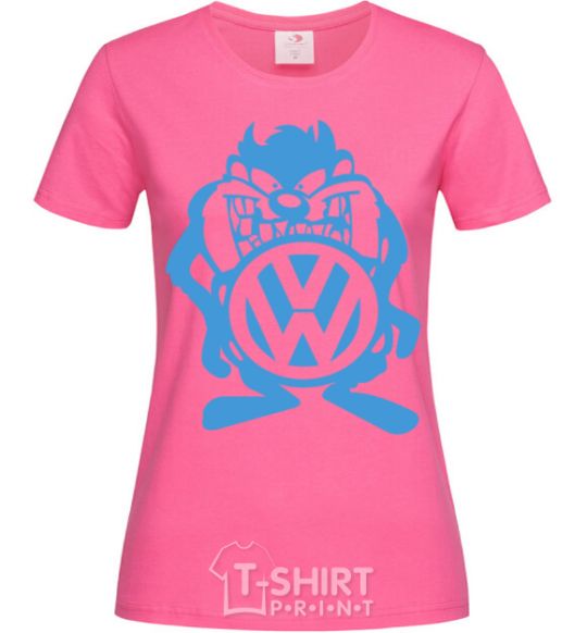 Women's T-shirt VW cartoon heliconia фото