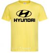 Men's T-Shirt Hyundai logo cornsilk фото