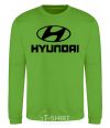 Sweatshirt Hyundai logo orchid-green фото