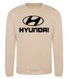 Sweatshirt Hyundai logo sand фото