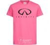 Kids T-shirt Infiniti Logo heliconia фото