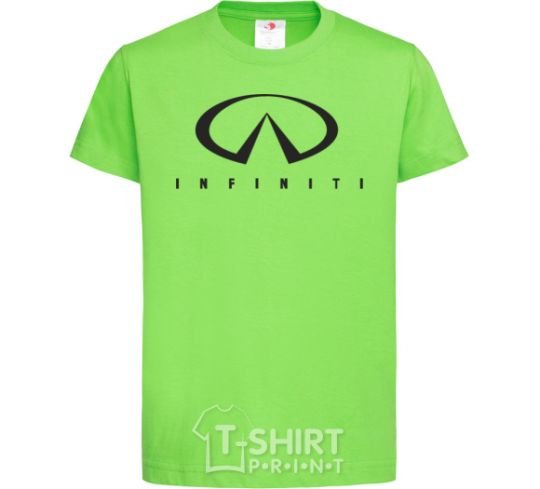 Детская футболка Infiniti Logo Лаймовый фото