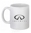 Ceramic mug Infiniti Logo White фото