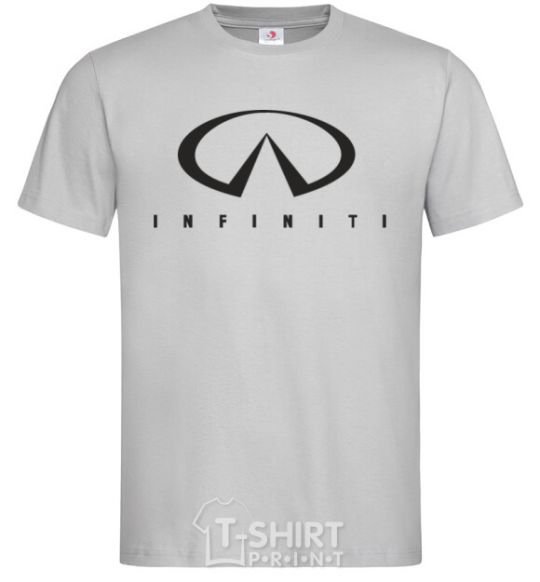 Men's T-Shirt Infiniti Logo grey фото