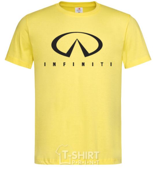 Men's T-Shirt Infiniti Logo cornsilk фото