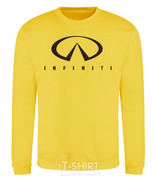 Свитшот Infiniti Logo Солнечно желтый фото