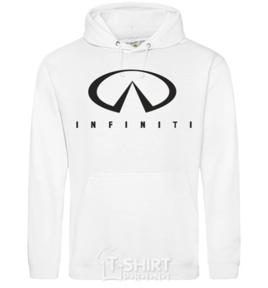 Men`s hoodie Infiniti Logo White фото