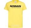 Детская футболка Nissan motor company Лимонный фото