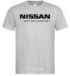 Мужская футболка Nissan motor company Серый фото