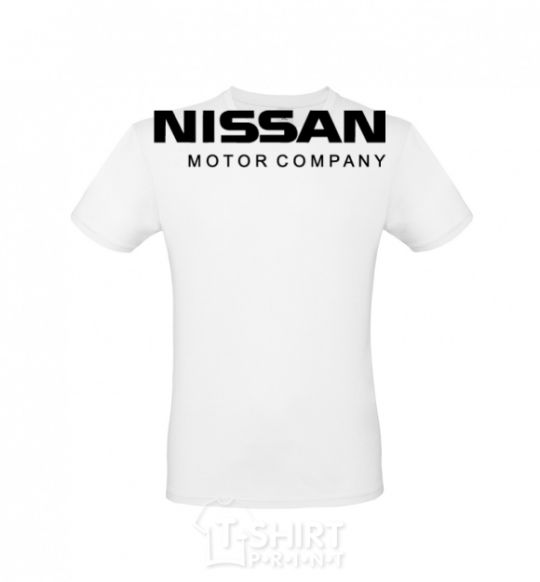 Men's T-Shirt Nissan motor company White фото