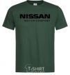 Men's T-Shirt Nissan motor company bottle-green фото