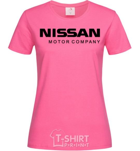 Women's T-shirt Nissan motor company heliconia фото