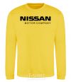 Sweatshirt Nissan motor company yellow фото